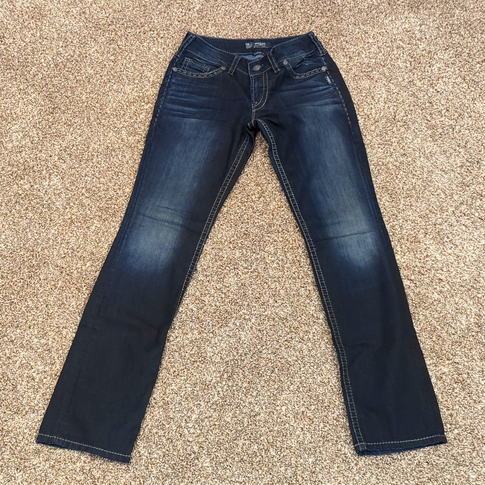 Silver Suki Baby Boot cut jeans